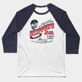 Skipper's Island Charter Gilligan's Island Lts Baseball T-Shirt